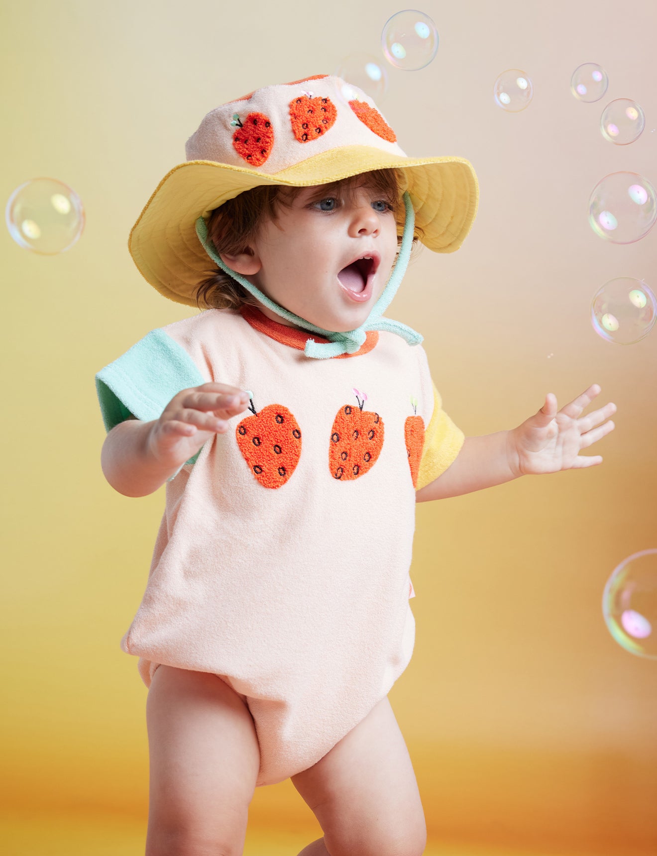 Halcyon Nights Terry Short Sleeve Bodysuit - Tiny Orchard