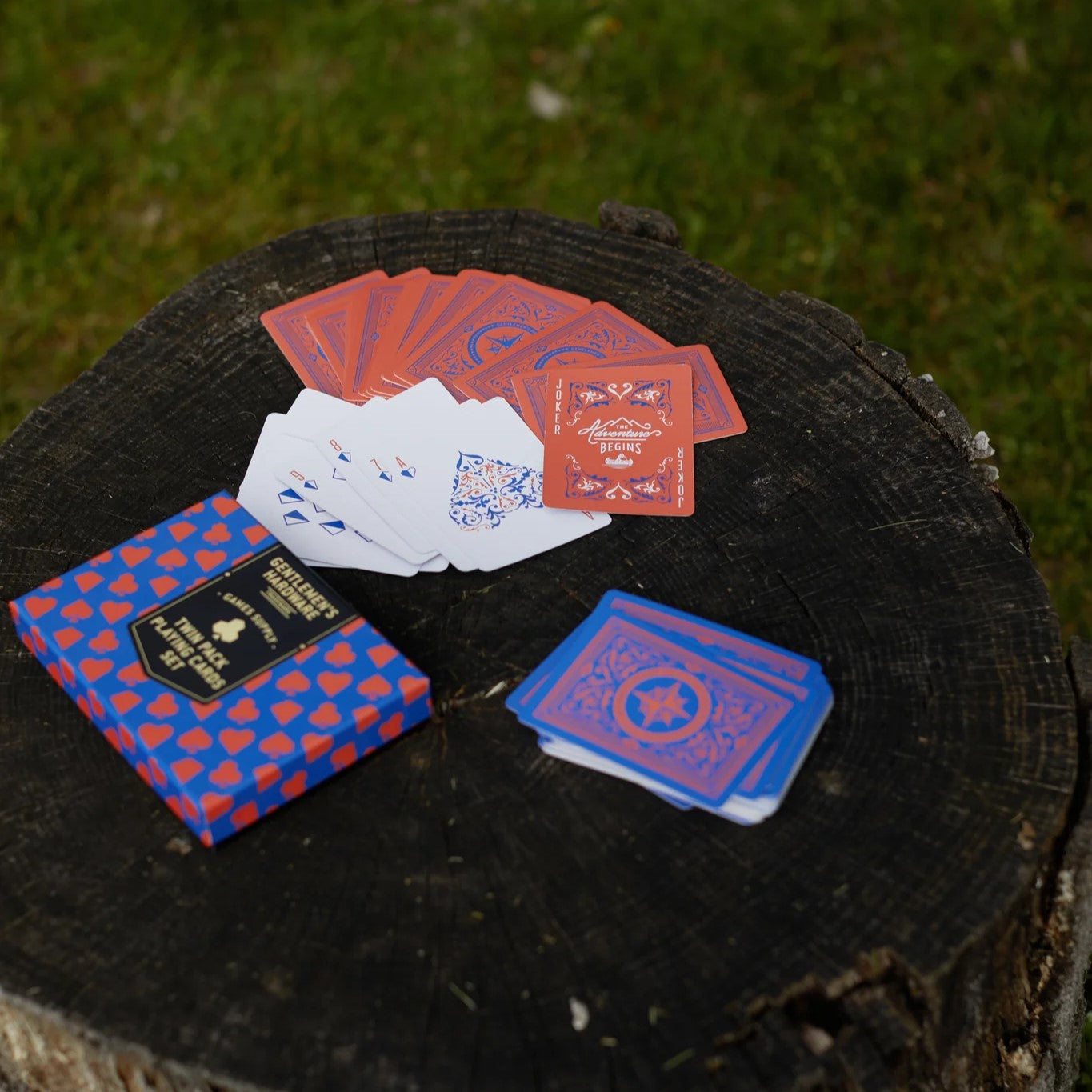 Gentlemen's Hardware Twin Pack Playing Cards - Compass Design