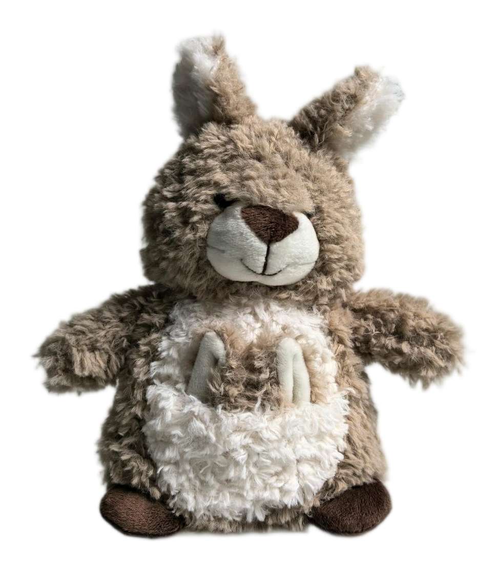 Urban Products Curly Kangaroo Soft Toy - Brown