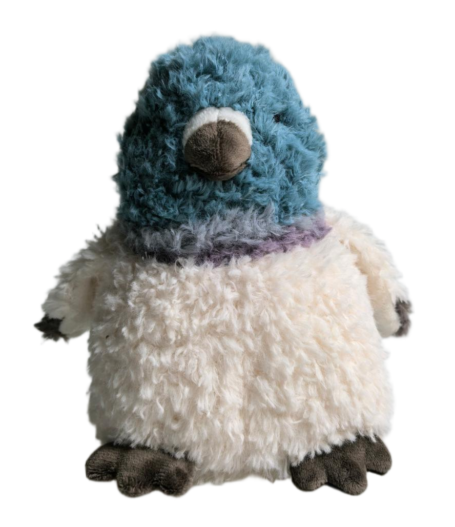 Urban Products Curly Pigeon Soft Toy - Grey