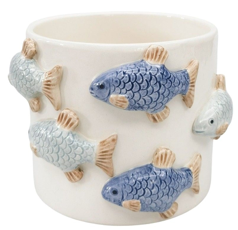 Urban products: School of Fish Planter Blue