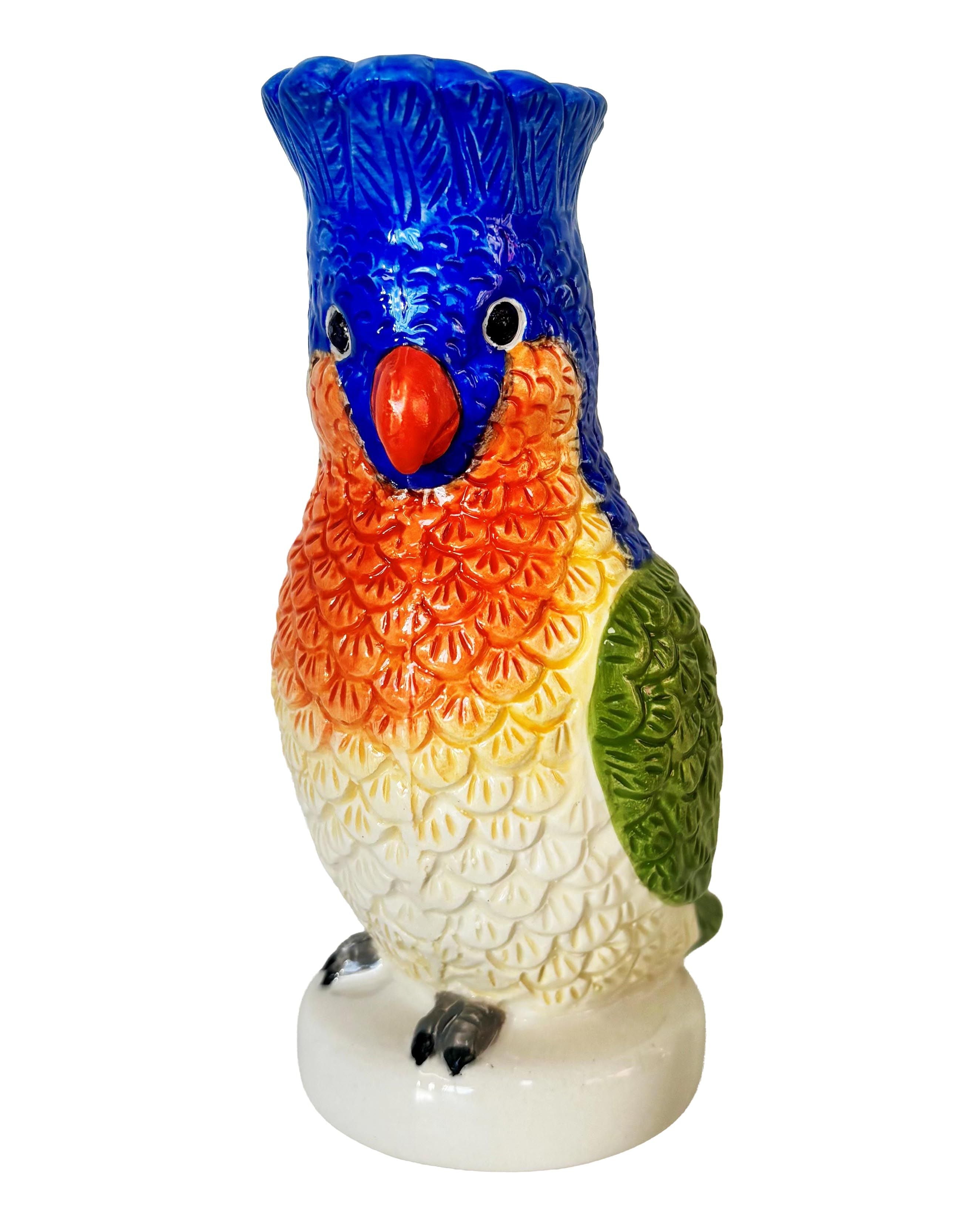 Urban Products Lorikeet Vase - Blue 15cm