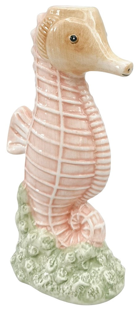 Reef Seahorse Vase Pink