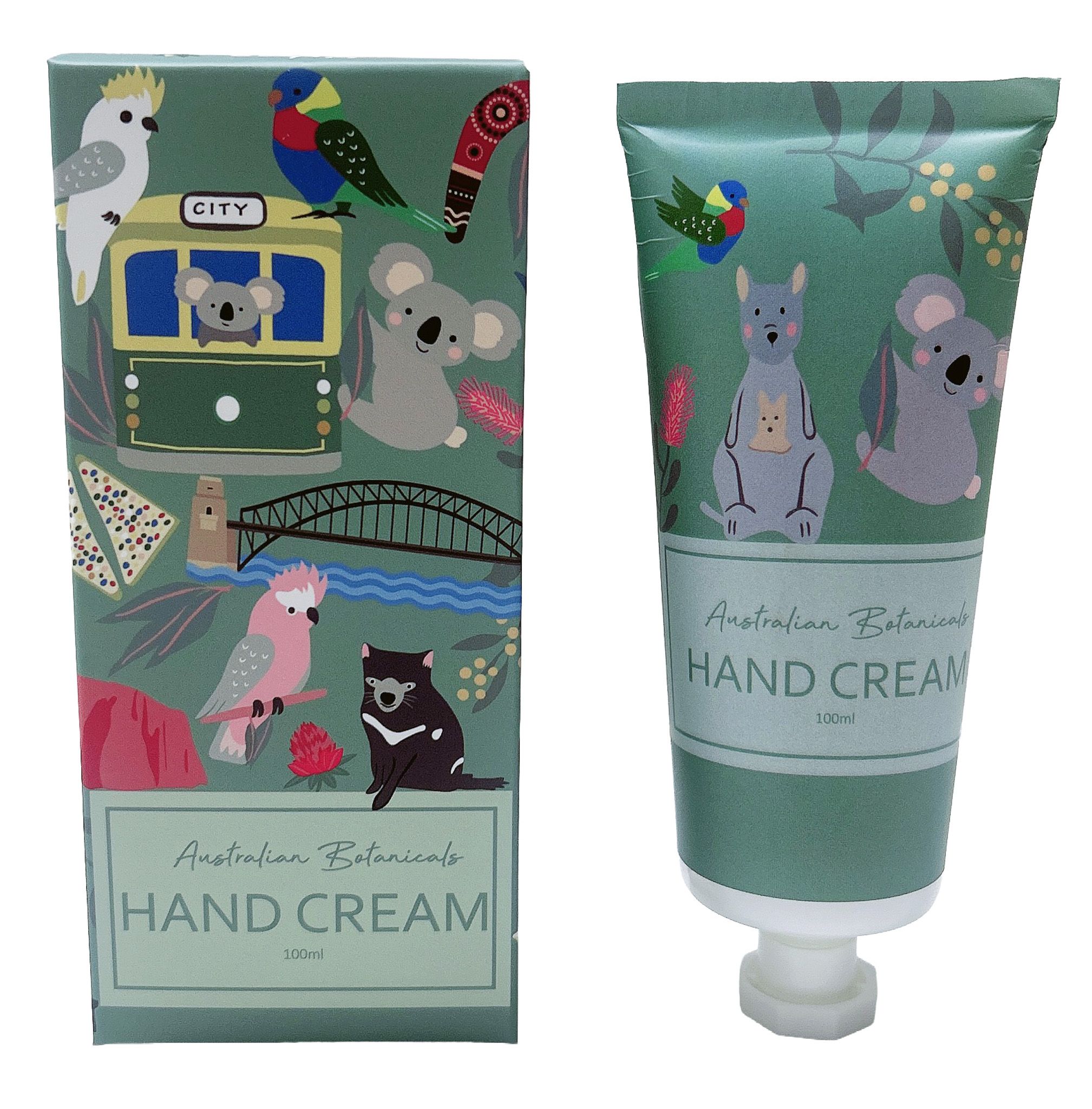 Urban Products Australiana Fun Hand Cream - Green 100g