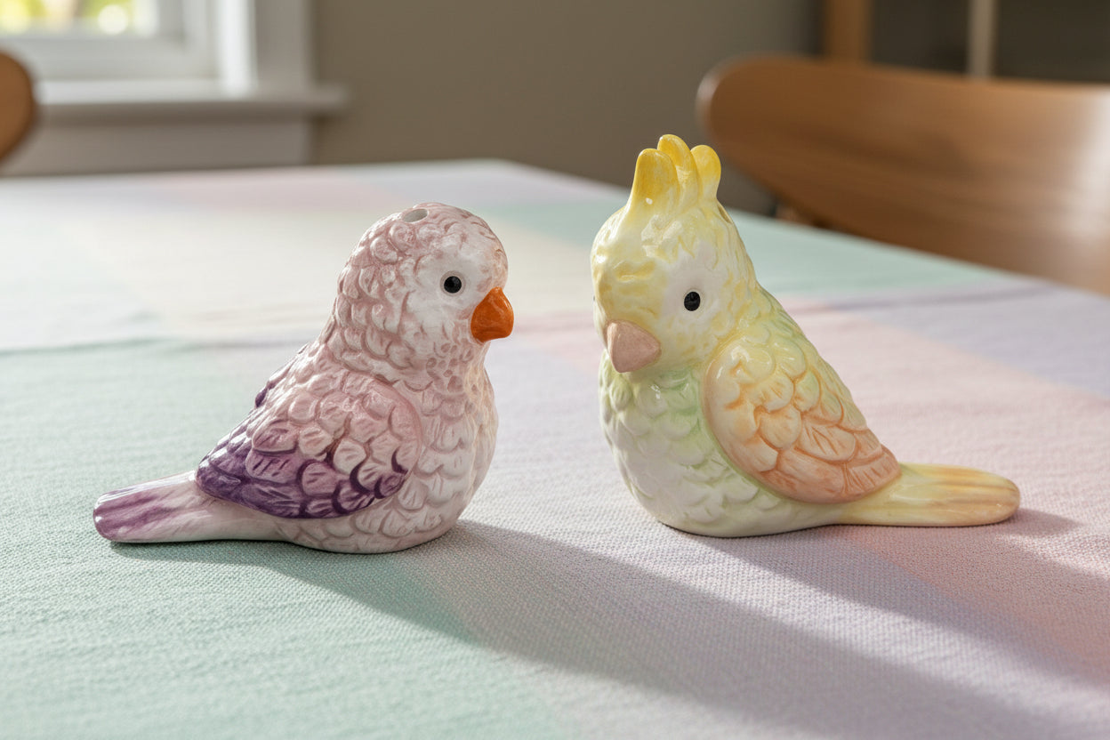 Perdy Parrot Salt & Pepper Set