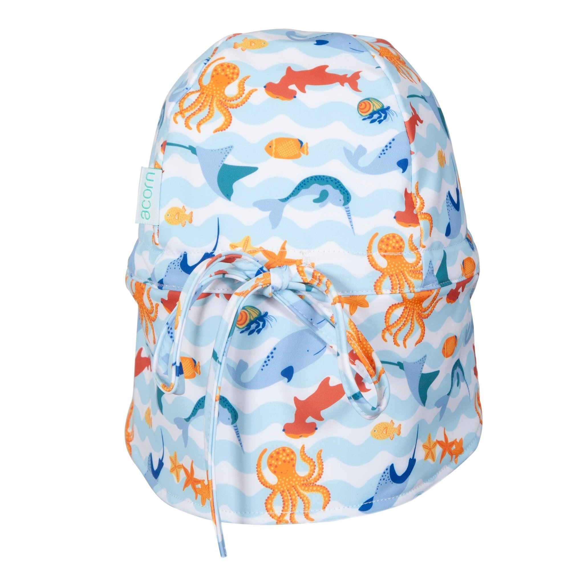 Acorn Kids Under The Sea Swim Flap Cap
