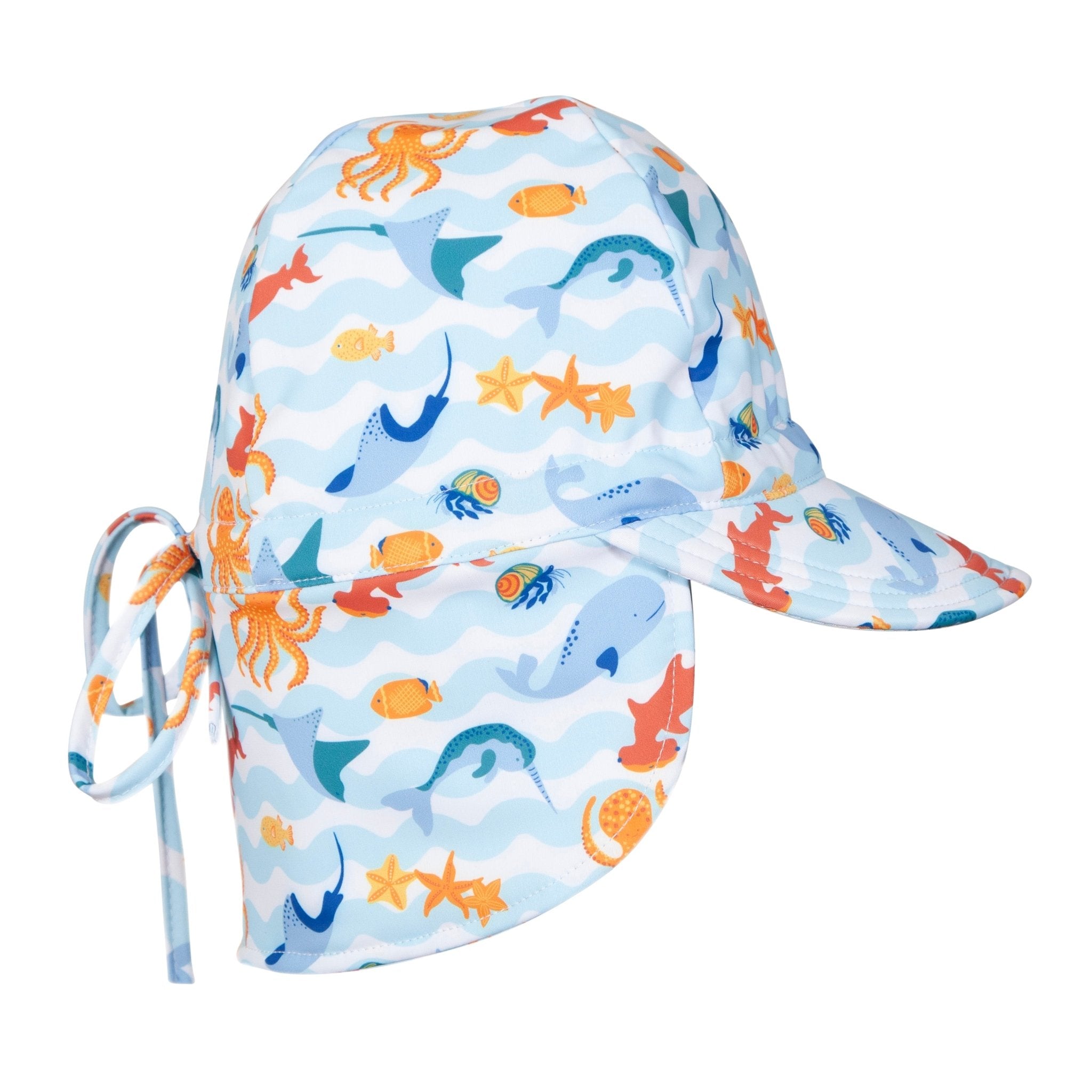 Acorn Kids Under The Sea Swim Flap Cap
