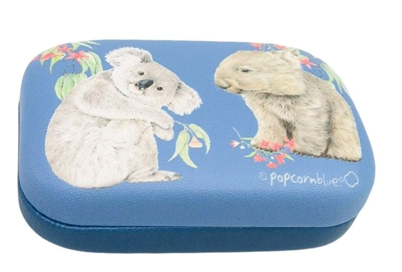 Popcorn Blue Australian Animals Mini Trave