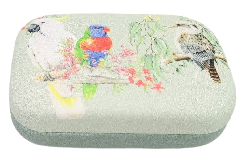 Popcorn Blue Australian Birds Mini Trave