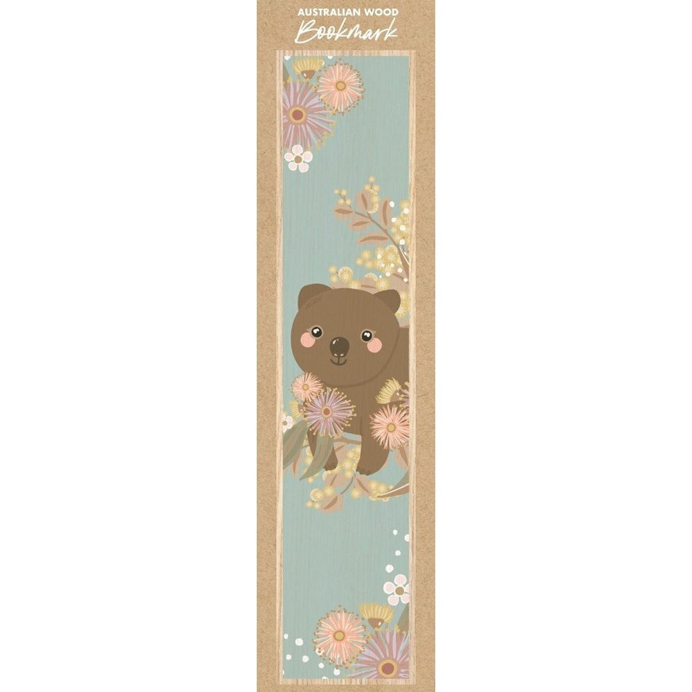 Aero Images Wooden Bookmark - Wombat