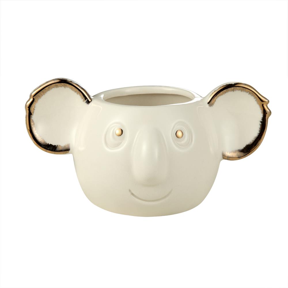 Koala Ceramic Mug - Gold Trim