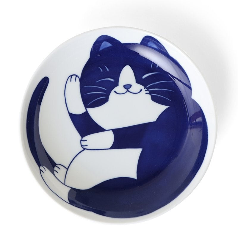 Concept Japan Ceramic Plate - Mask Cat