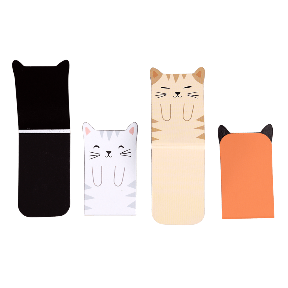 Rex London Magnetic Bookmarks - Cat Set Of 4