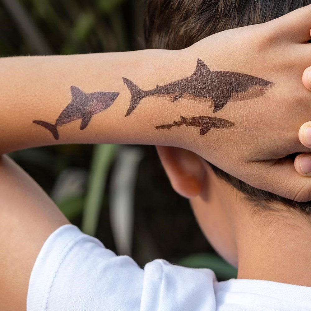 Rex London Temporary Tattoos - Sharks