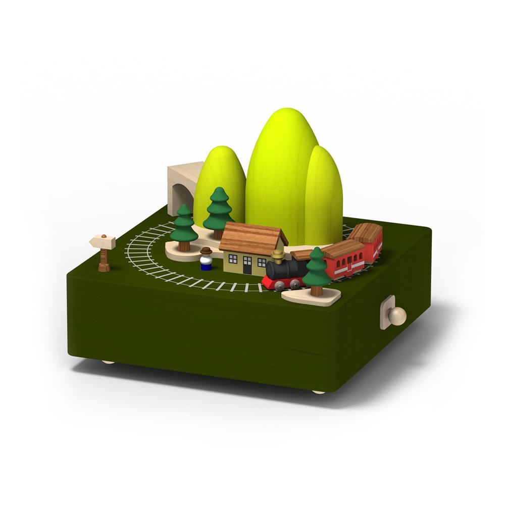 Wooderful Life Music Box - Cave & Train