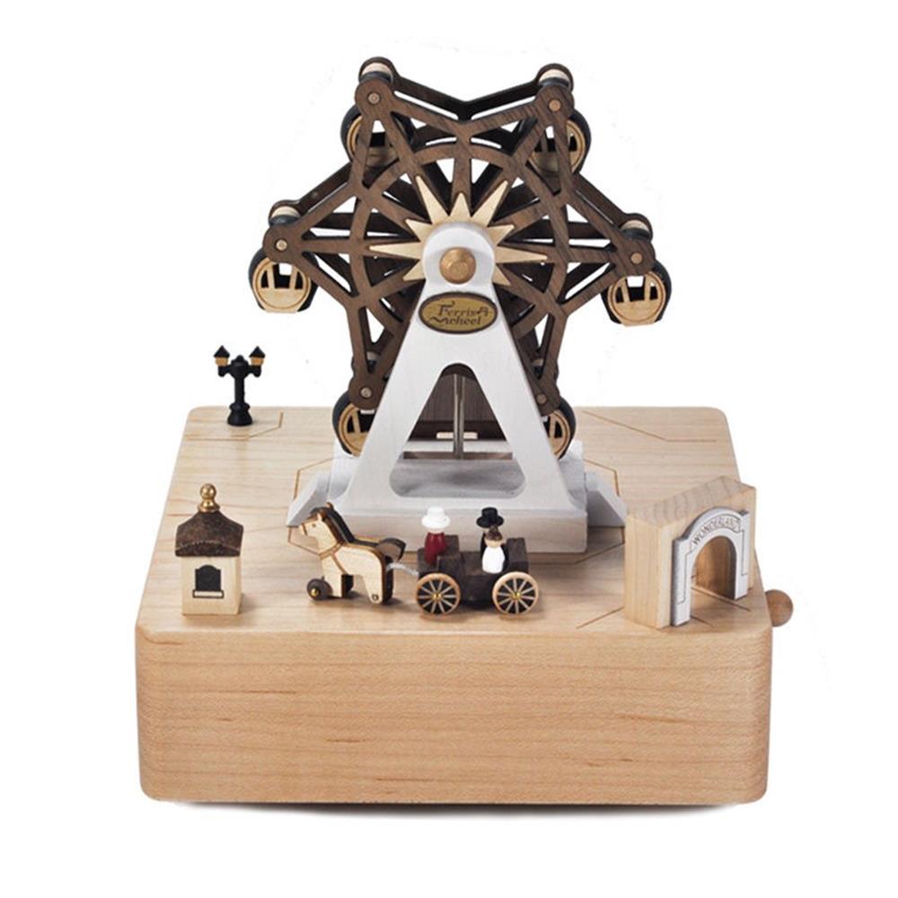 Wooderful Life Music Box - Amusement Park Ferris Wheel