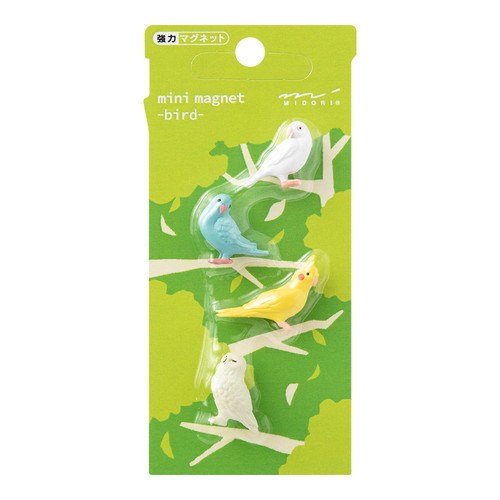 Midori: Mini Magnet Set 4pk Bird