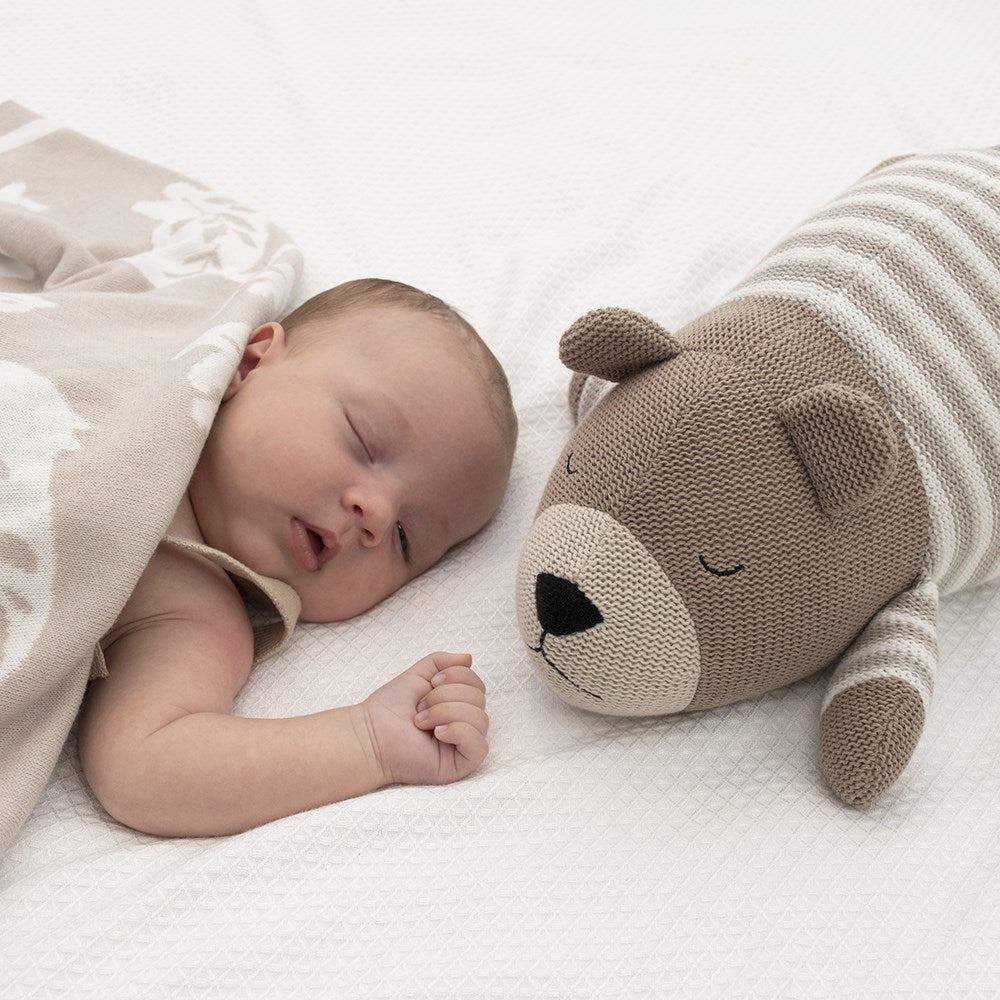 Lolli Living: Character Knit Cushion Bosco Bear