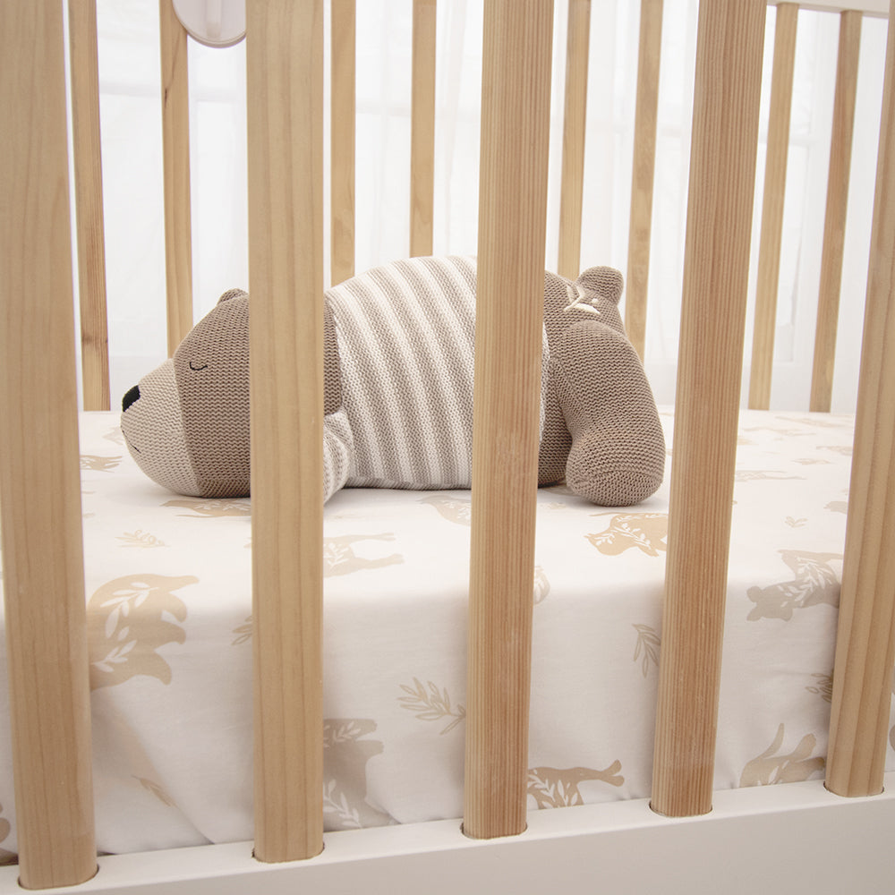 Lolli Living: Character Knit Cushion Bosco Bear