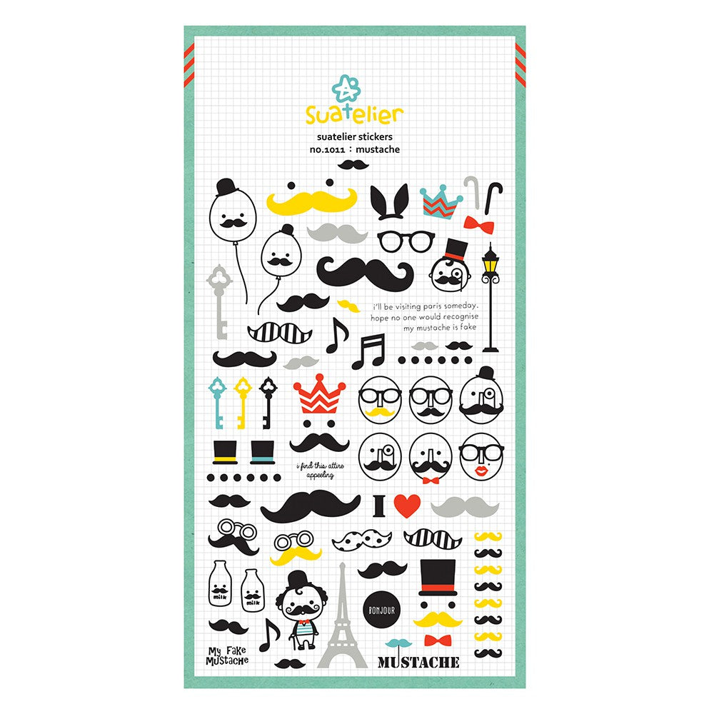 Suatelier Mustache Stickers