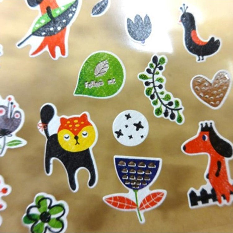 Sonia J Design Sticker Sheet - Midori Woodland