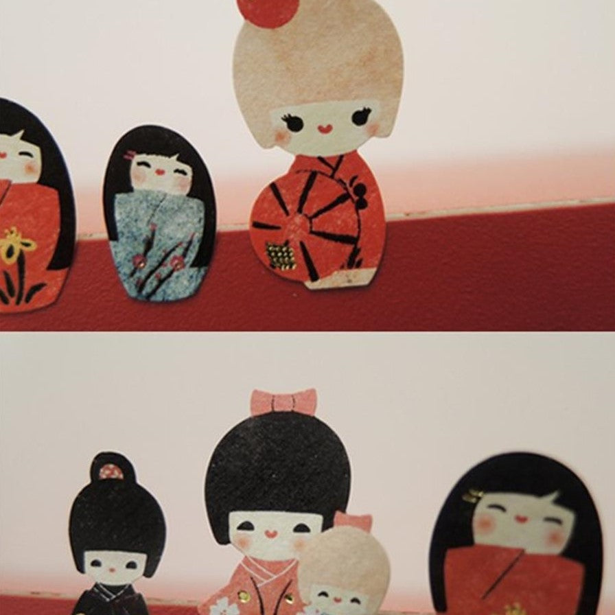 Stickers: Kokeshi
