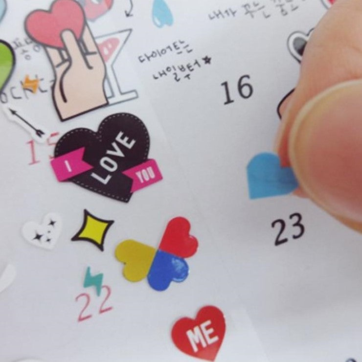 Sonia J Design Coquettish Eyes - Sticker Sheet