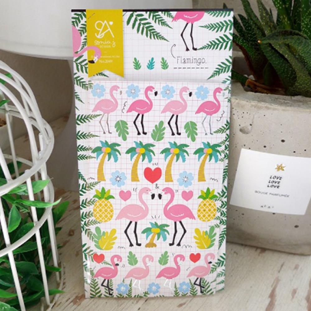 Sonia J Tropical Flamingo Stickers
