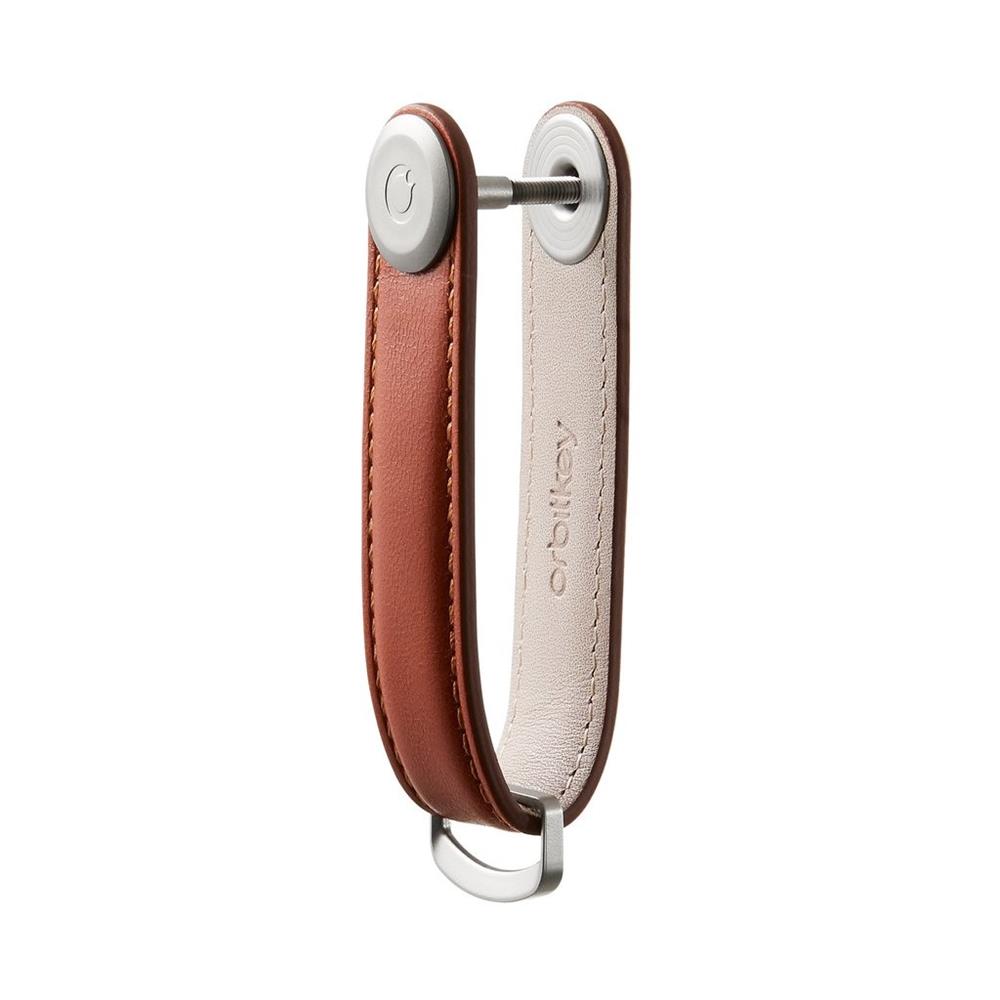 Orbitkey 2.0 Leather Key Organiser - Cognac Tan