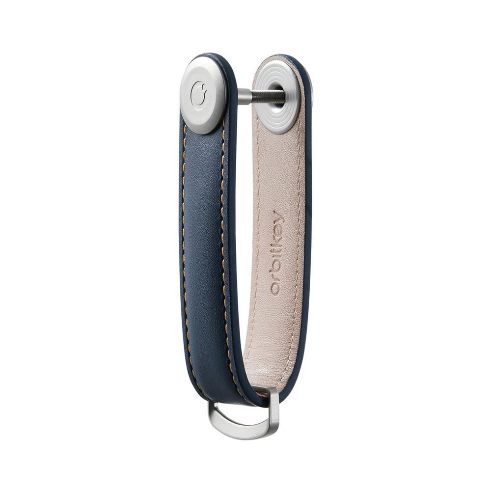 Orbitkey: 2.0 Leather Navy/Tan