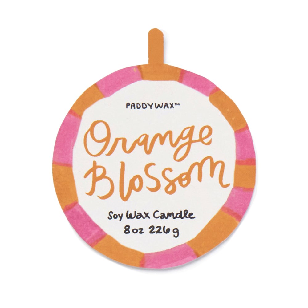 Paddywax Smiling Sun Ceramic Candle - Orange Blossom