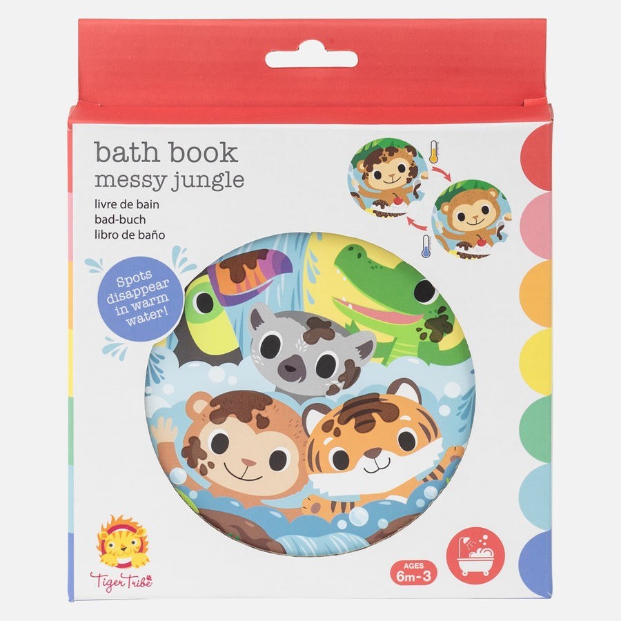 Tiger Tribe: Bath Book Messy Jungle