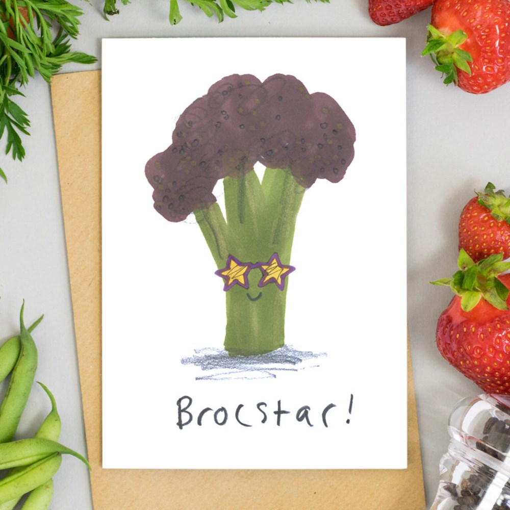 Jo Clark Design: Greeting Card Brocstar