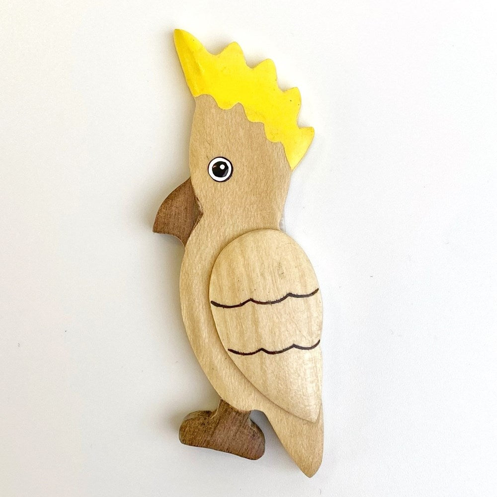 Triple 8 Design Studios Cockatoo Timber Magnet
