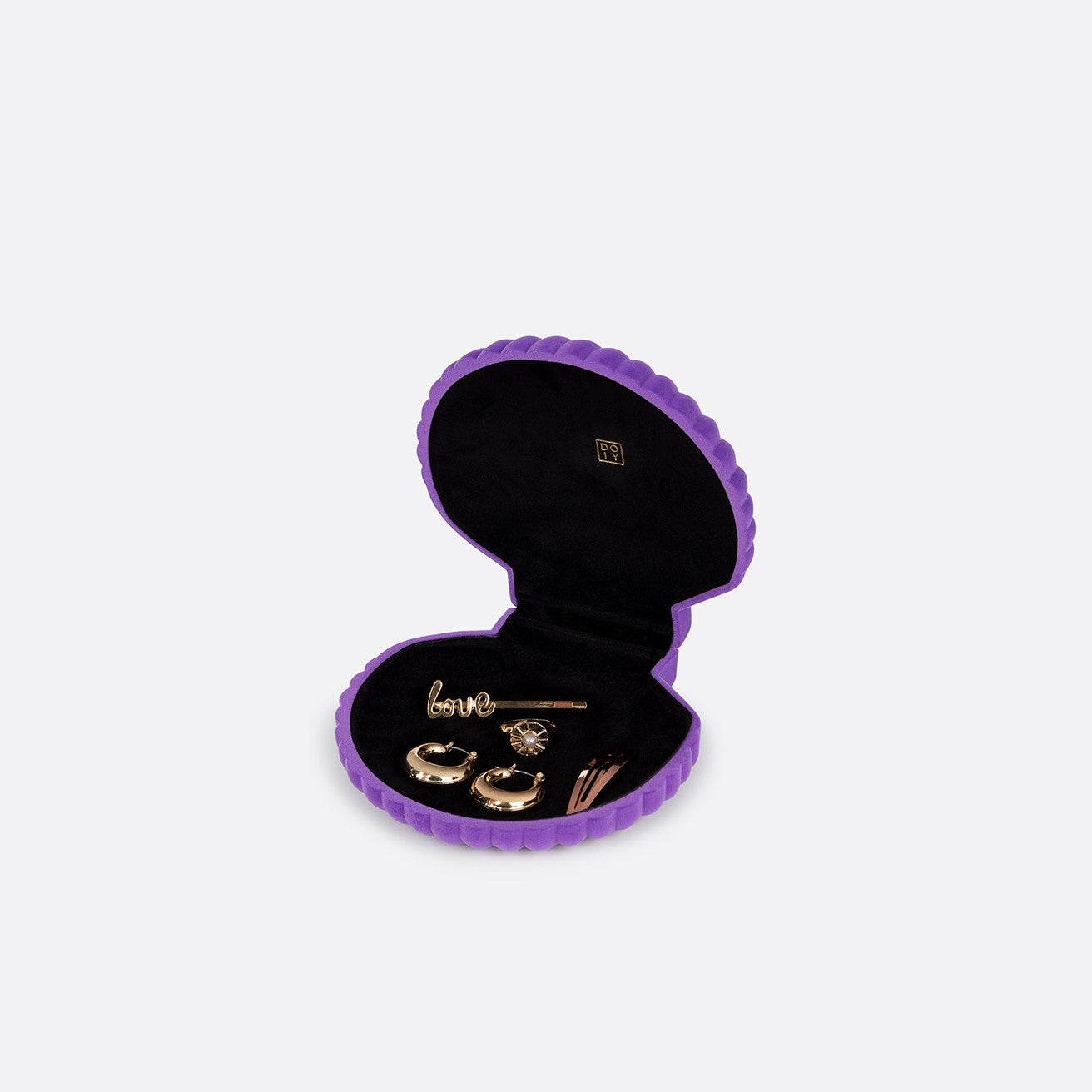 DOIY Shell Jewelry Box - Purple