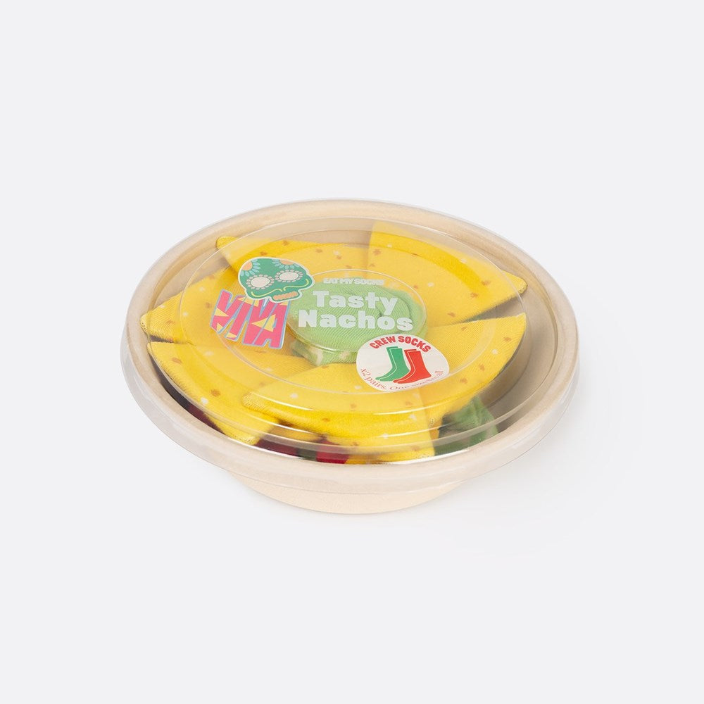 Eat My Socks Crew Socks - Tasty Nachos 2 Pack