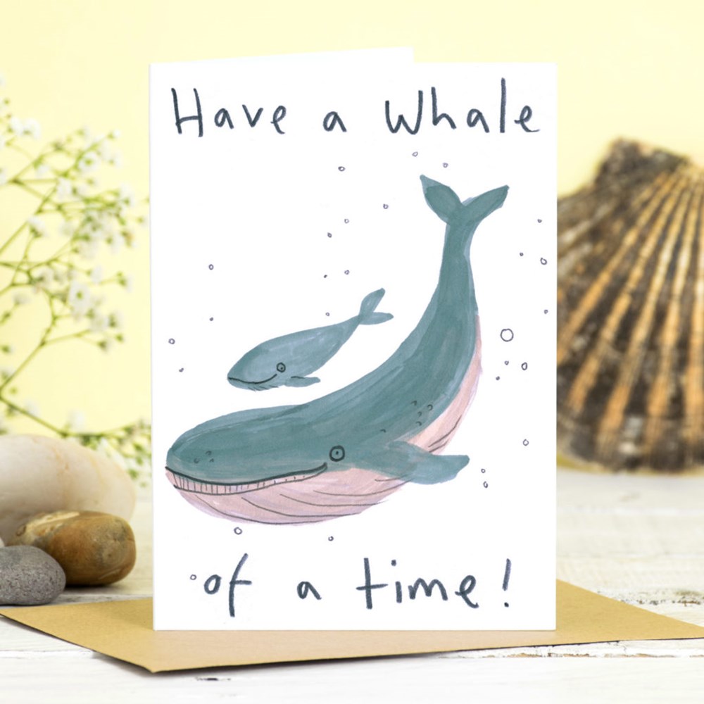 Jo Clark Design: Greeting Card Have A Whale of a Time