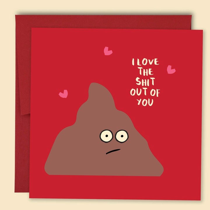 Papernest: I Love The Shit Out Of You Card with Plantable Seed