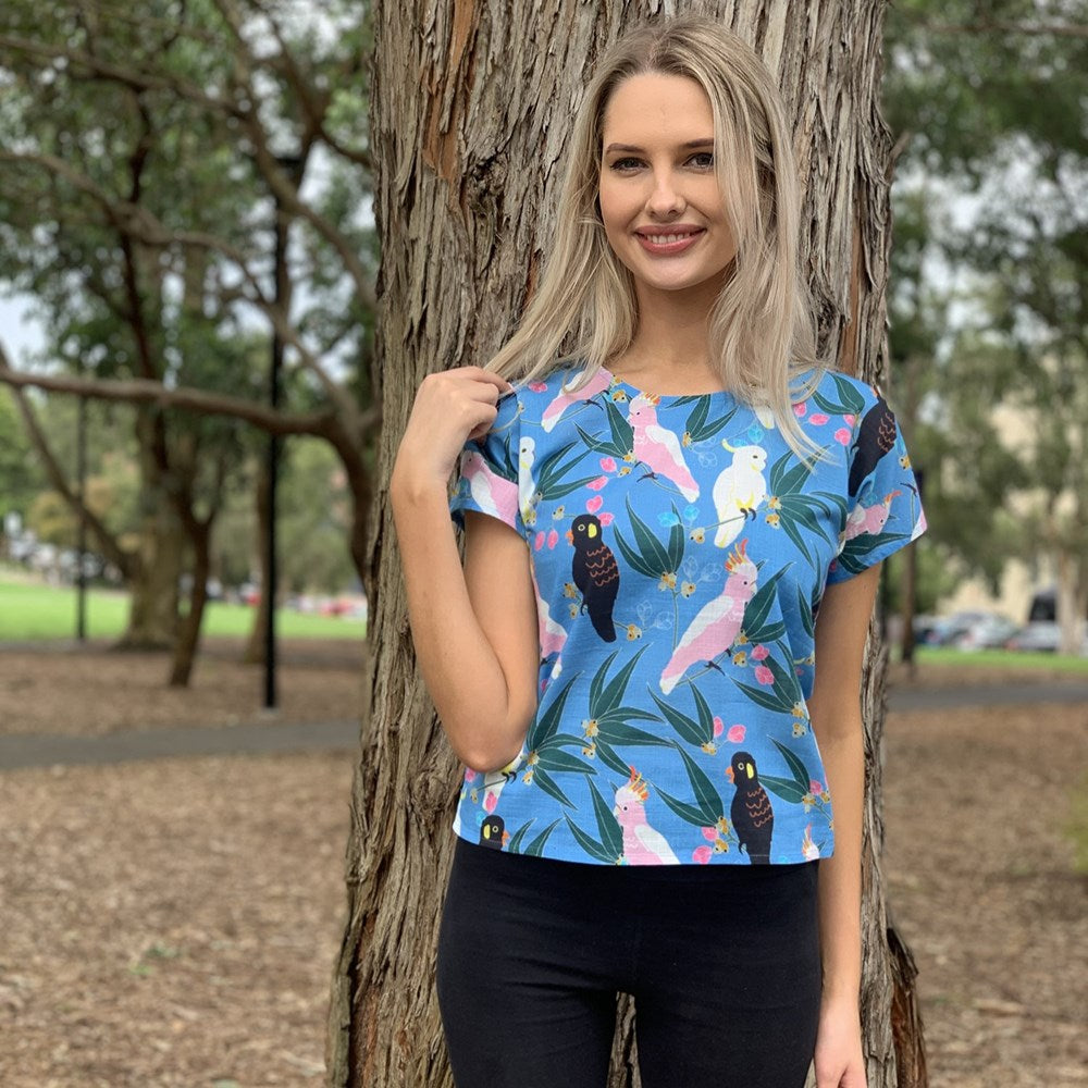Cockatoos Flora Women's Top