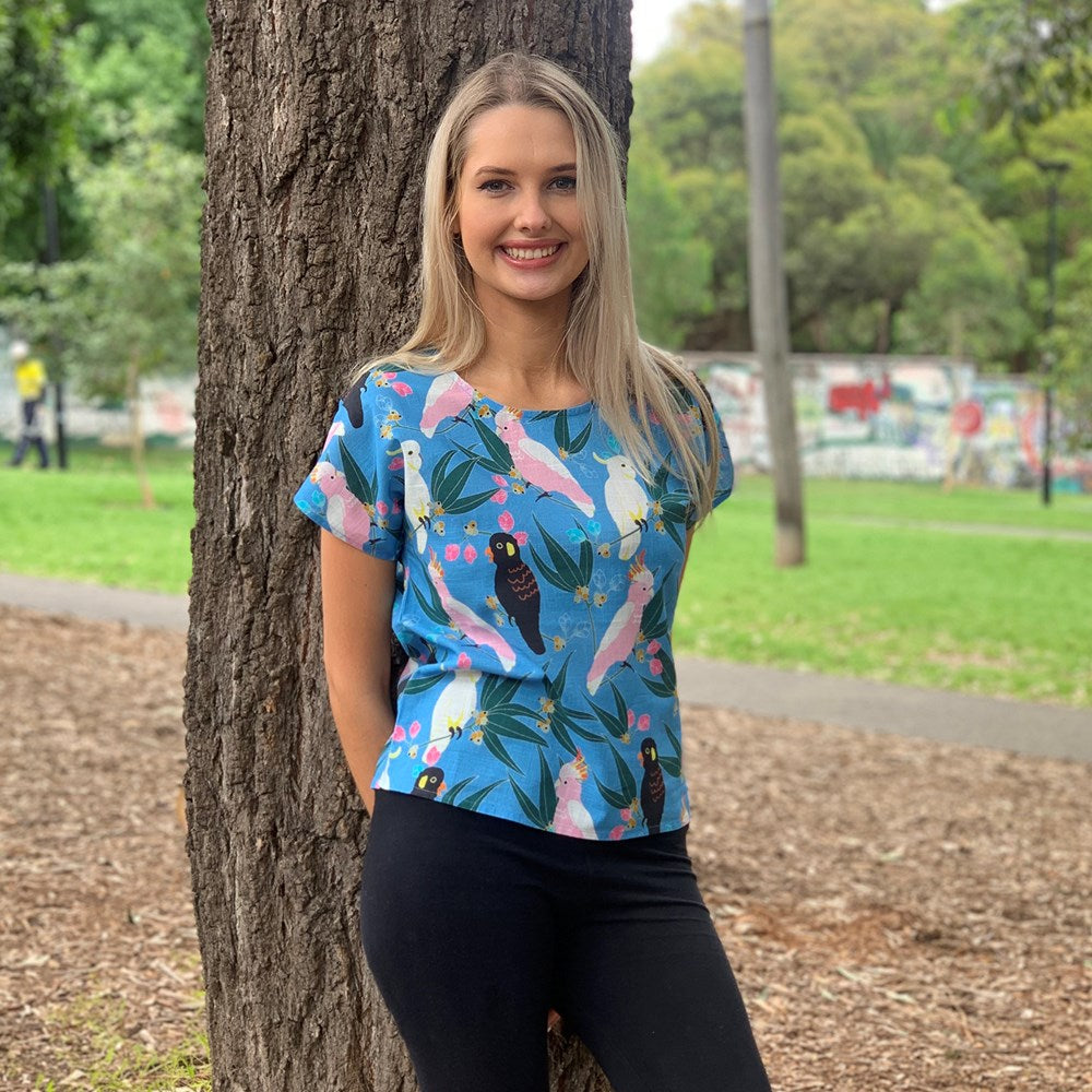 Cockatoos Flora Women's Top
