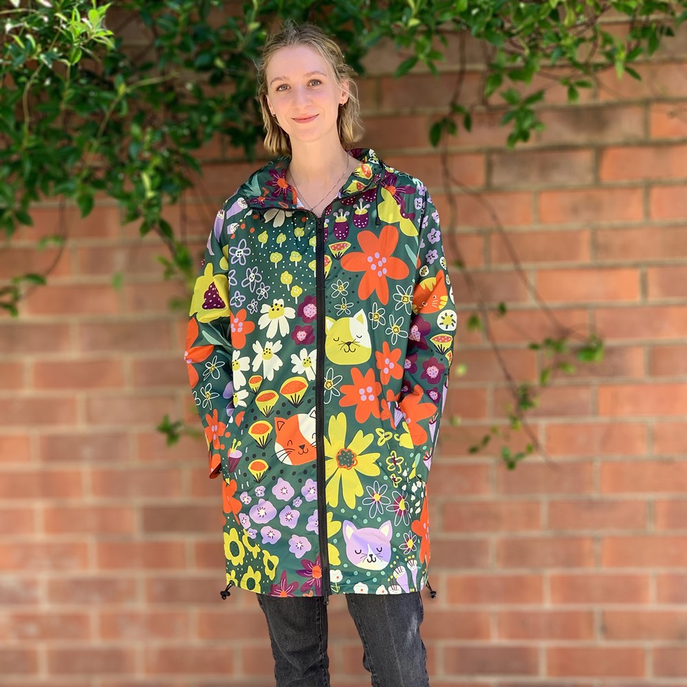 Peekaboo Cats Raincoat