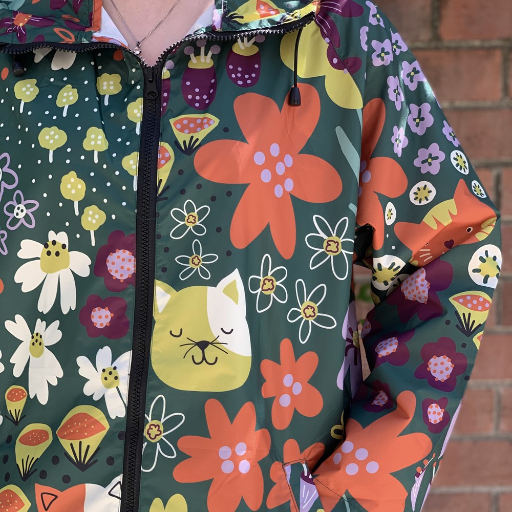 Peekaboo Cats Raincoat
