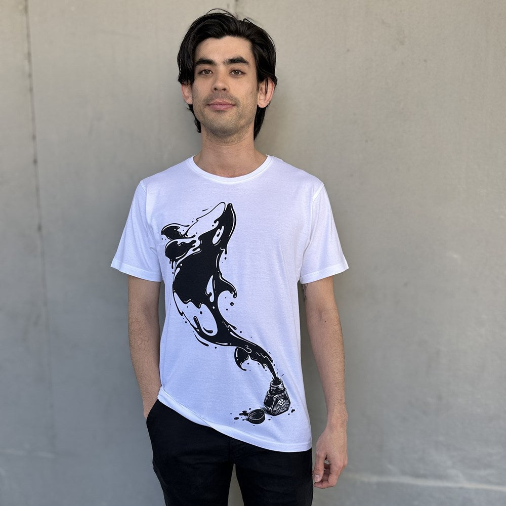 Great Leap Orca Men's T-Shirt - White