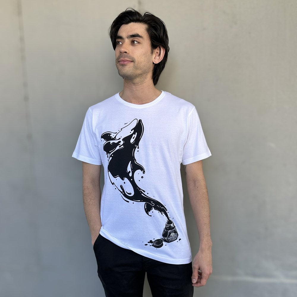 Great Leap Orca Men's T-Shirt - White