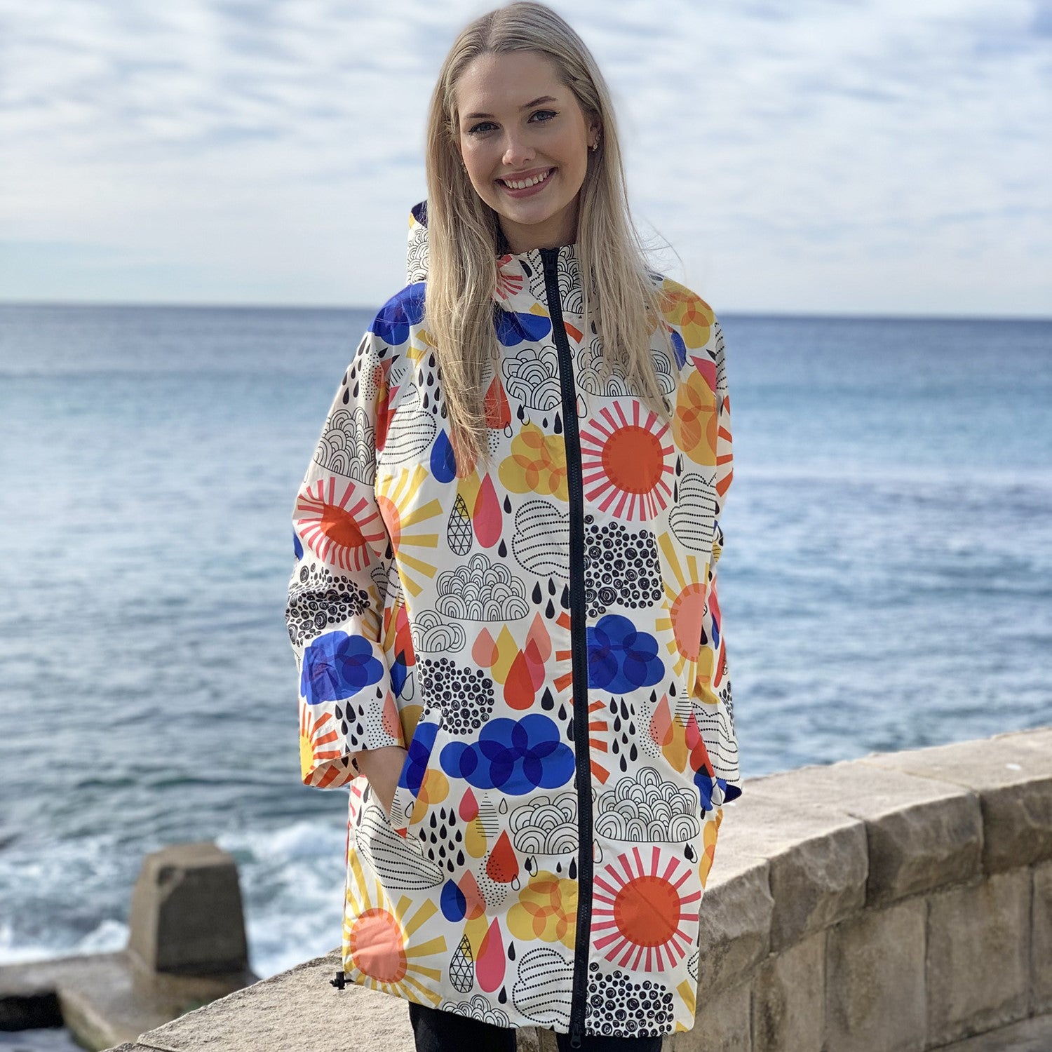 Sun Always Shines Raincoat - Long