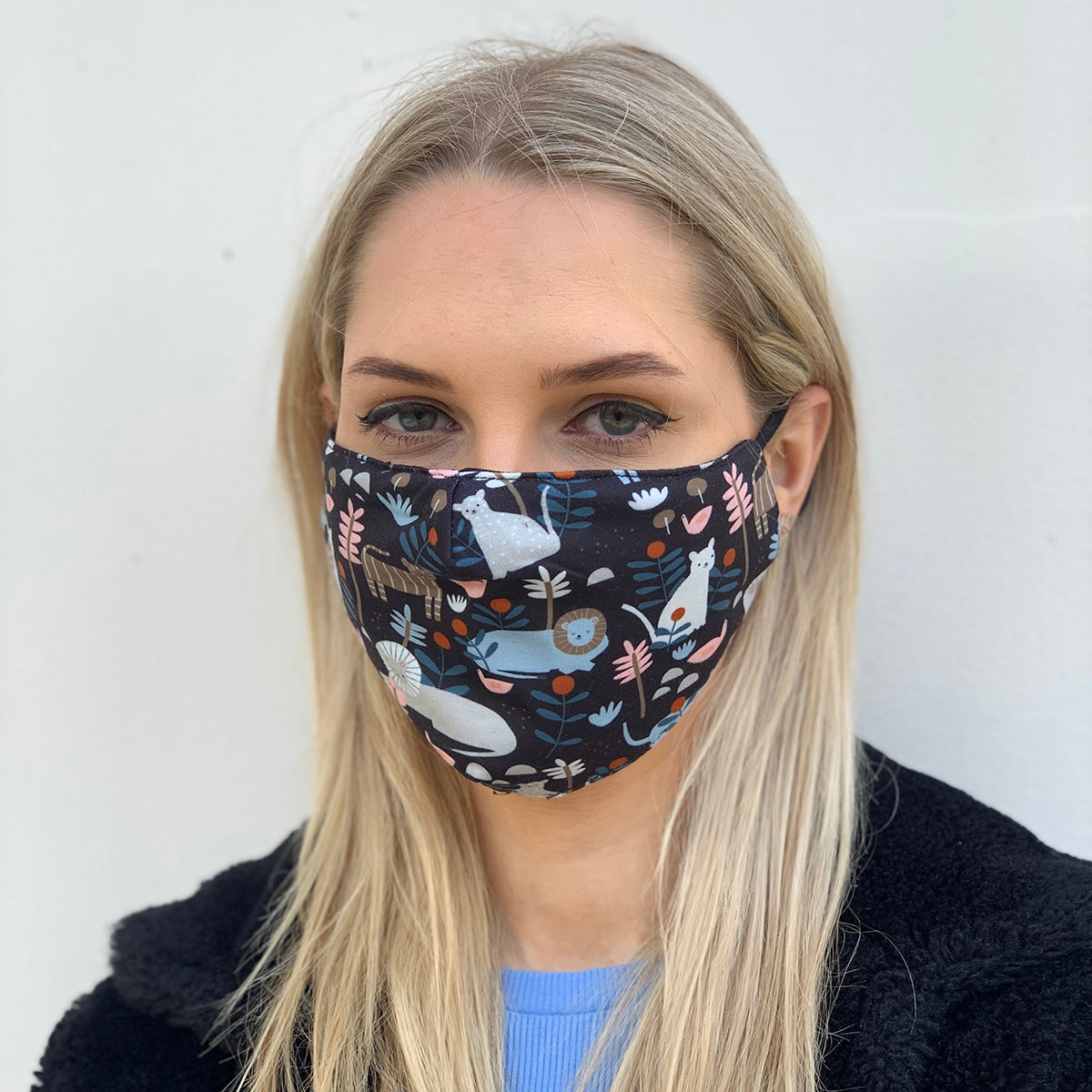 Jungle Cats Premium Face Mask - Adjustable Nose Wire