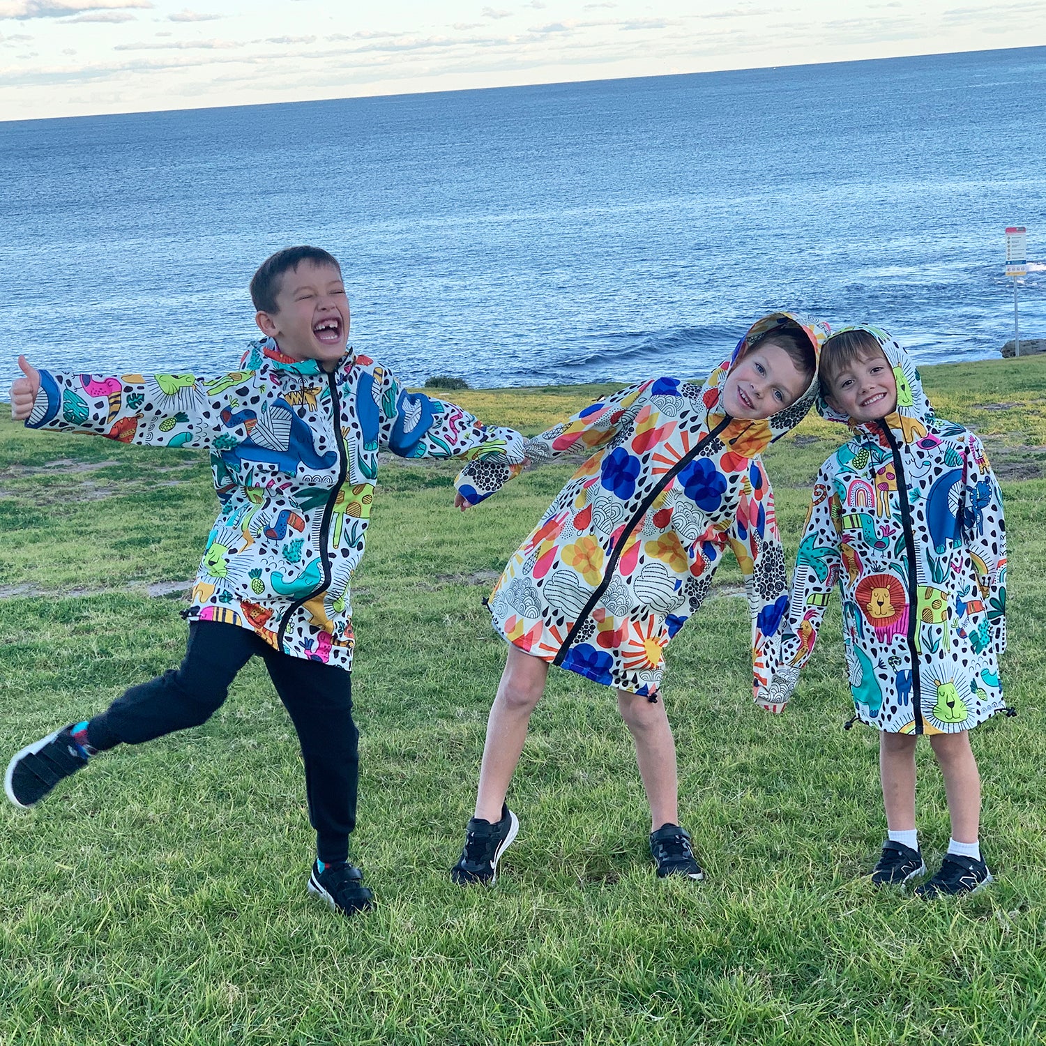 Sun Always Shines Kids Raincoat - Water Resistant