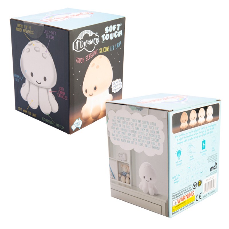 Lil Dreamers LED Touch Lamp - Jellyfish