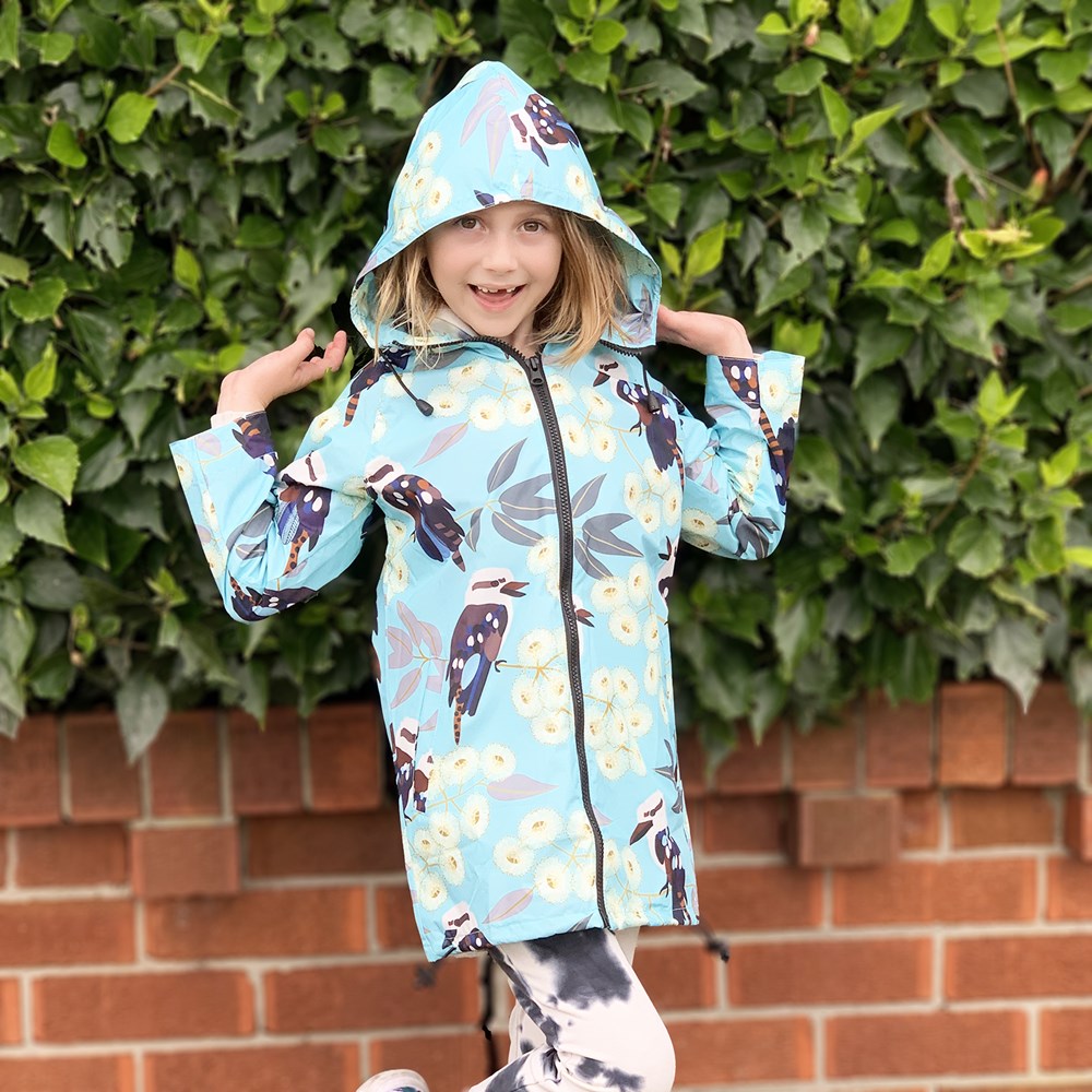 Kookaburra Kids Raincoat - Light Blue