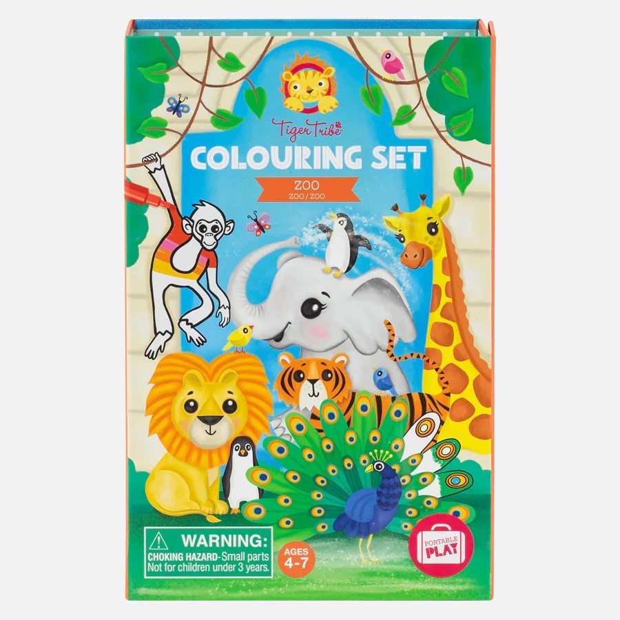 Tiger Tribe: Colouring Set Zoo